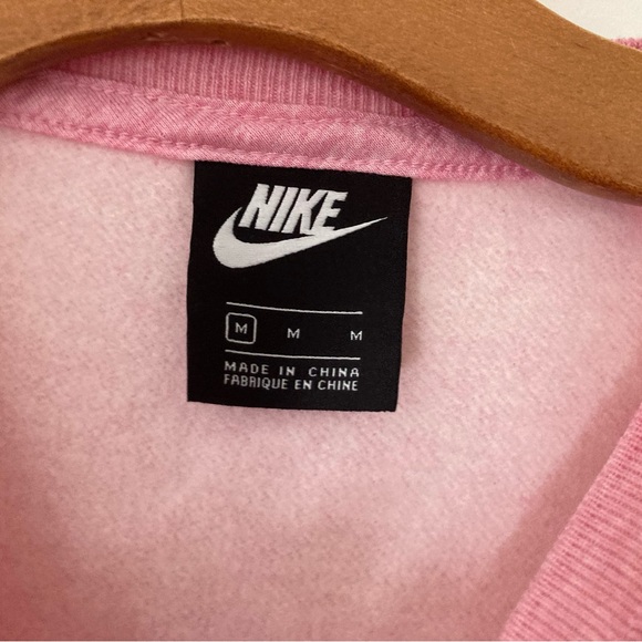 Nike Pink Kids Sweatshirt with Logo - Picture 4 of 6